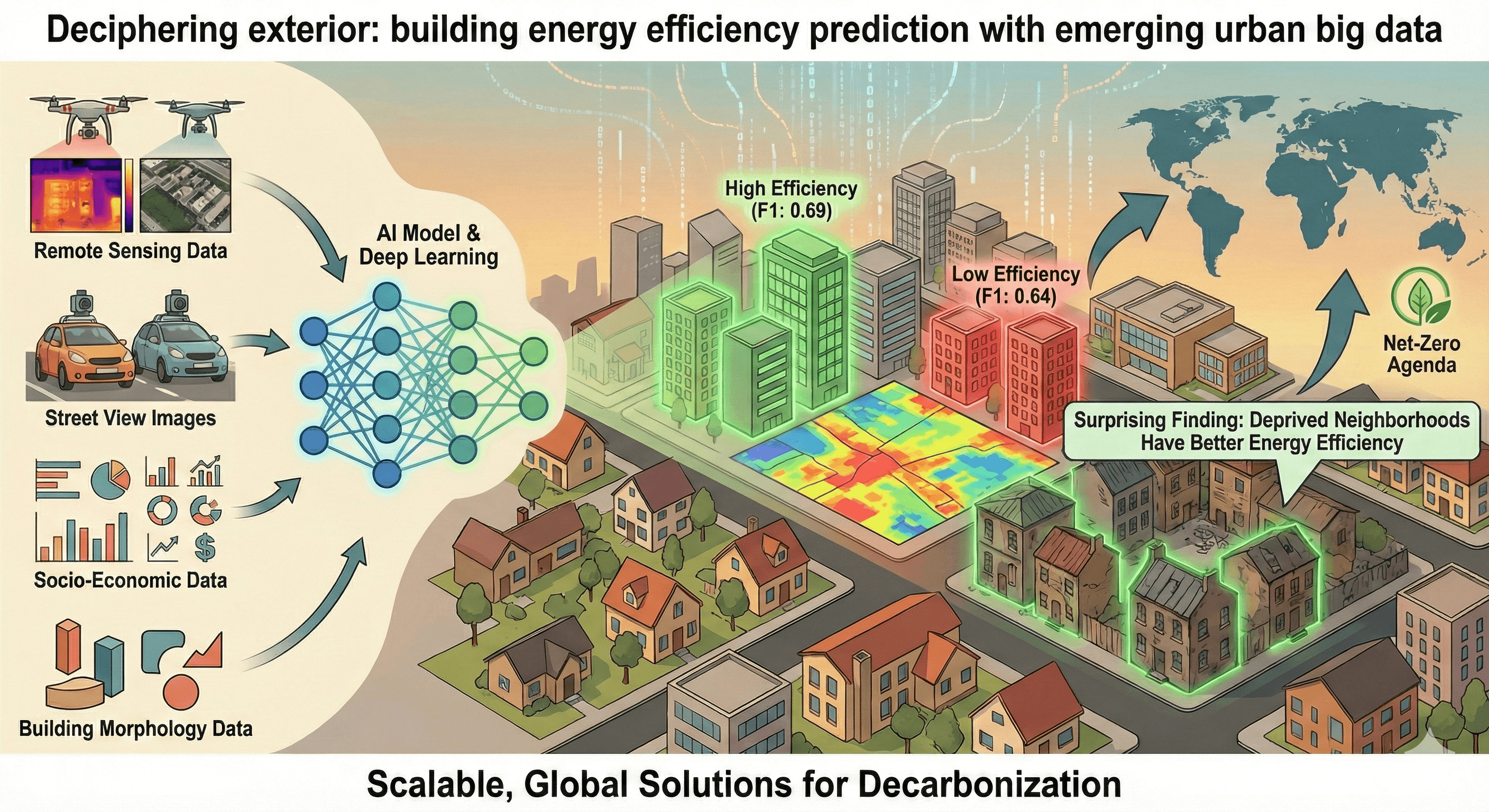 Deciphering exterior: building energy efficiency prediction with emerging urban big data
